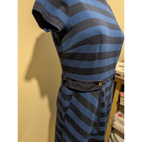 Tommy Hilfiger Women's Striped Dress Size 6 Pockets Short Sleeves Jersey EUC - Picture 5 of 15